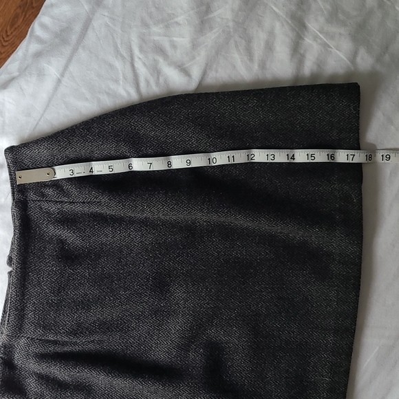 Wool skirt, Petites, grey black - Picture 6 of 7